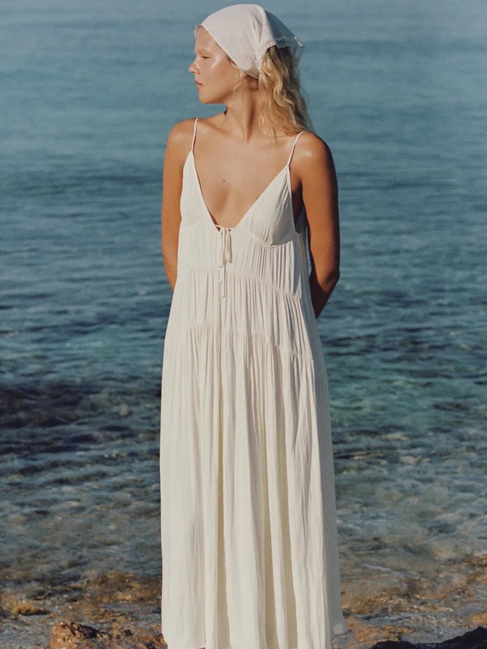 Lightweight Yellow Maxi Sundress - Picture 1 of 8